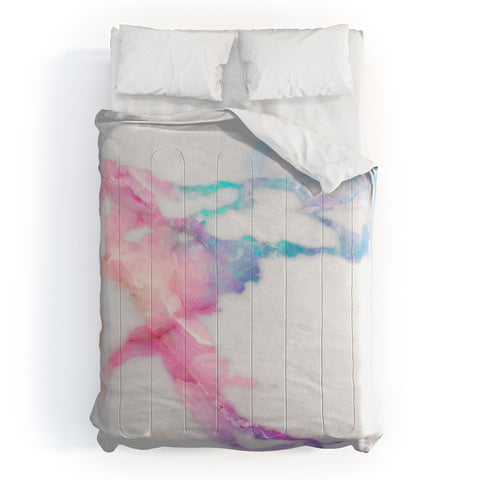 Emanuela Carratoni Iridescent Vein Marble Comforter