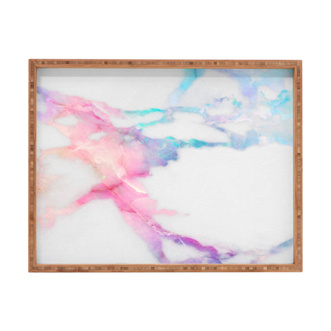 Emanuela Carratoni Iridescent Vein Marble Rectangular Tray