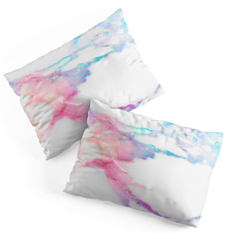 Emanuela Carratoni Iridescent Vein Marble Pillow Shams