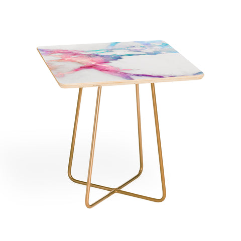 Emanuela Carratoni Iridescent Vein Marble Side Table