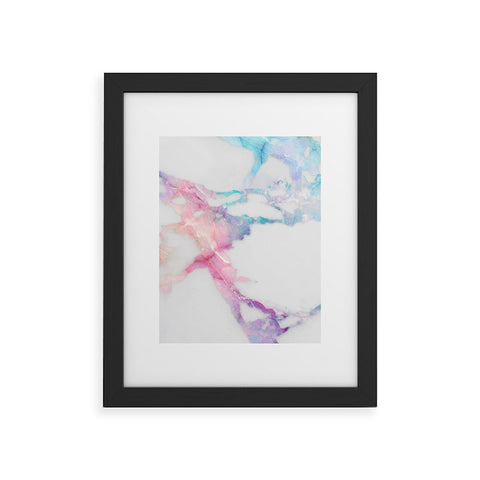 Emanuela Carratoni Iridescent Vein Marble Framed Art Print