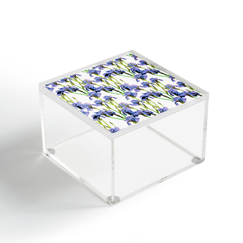 Emanuela Carratoni Iris Spring Pattern Acrylic Box