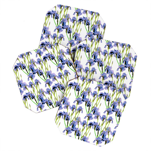 Emanuela Carratoni Iris Spring Pattern Coaster Set