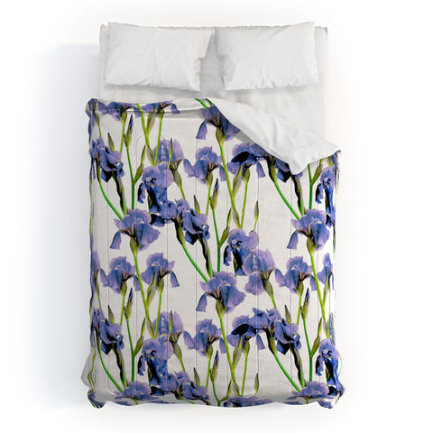 Emanuela Carratoni Iris Spring Pattern Comforter