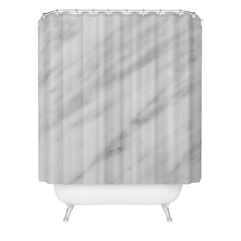Emanuela Carratoni Italian Marble Carrara Shower Curtain