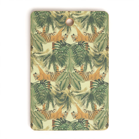 Emanuela Carratoni Jungle Tigers Cutting Board Rectangle