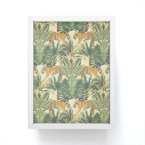 Emanuela Carratoni Jungle Tigers Framed Mini Art Print