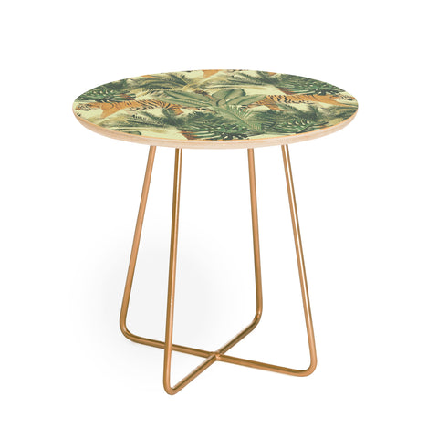 Emanuela Carratoni Jungle Tigers Round Side Table