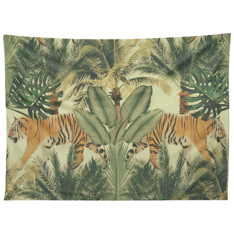 Emanuela Carratoni Jungle Tigers Tapestry