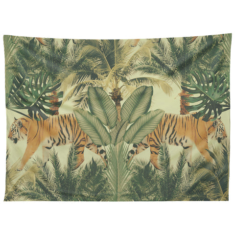 Emanuela Carratoni Jungle Tigers Tapestry