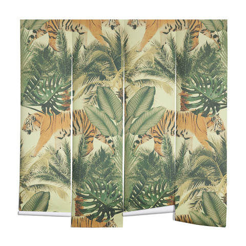 Emanuela Carratoni Jungle Tigers Wall Mural