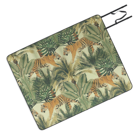 Emanuela Carratoni Jungle Tigers Picnic Blanket
