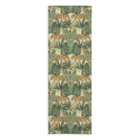Emanuela Carratoni Jungle Tigers Yoga Towel