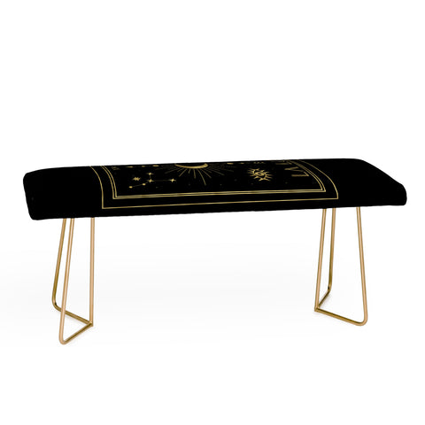 Emanuela Carratoni La Lune or The Moon Gold Bench