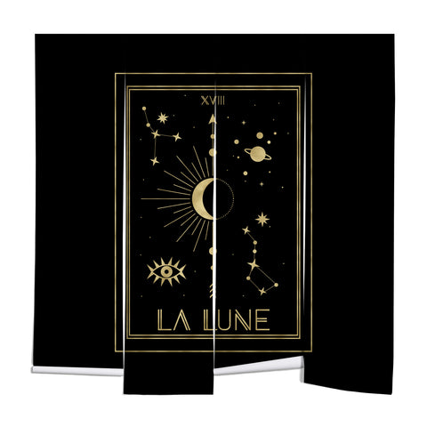 Emanuela Carratoni La Lune or The Moon Gold Wall Mural