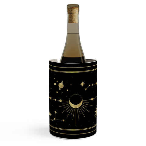 Emanuela Carratoni La Lune or The Moon Gold Wine Chiller