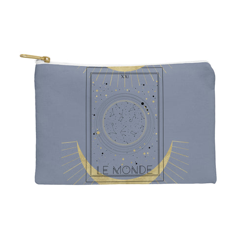 Emanuela Carratoni Le Monde or The World Tarot Pouch