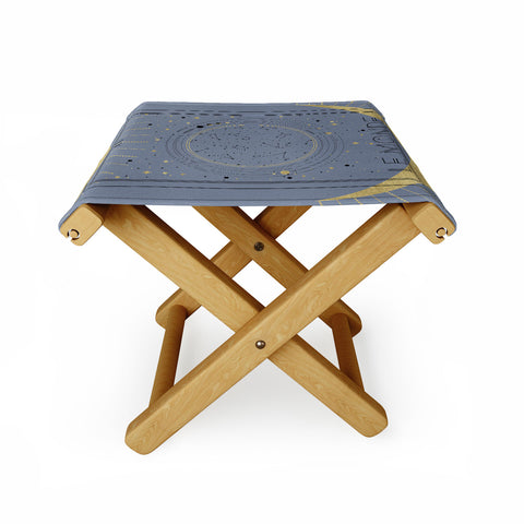 Emanuela Carratoni Le Monde or The World Tarot Folding Stool
