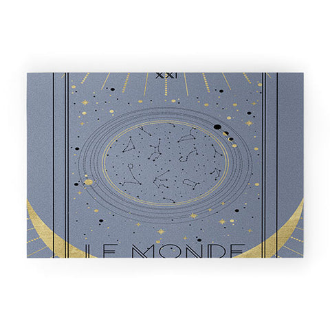 Emanuela Carratoni Le Monde or The World Tarot Welcome Mat