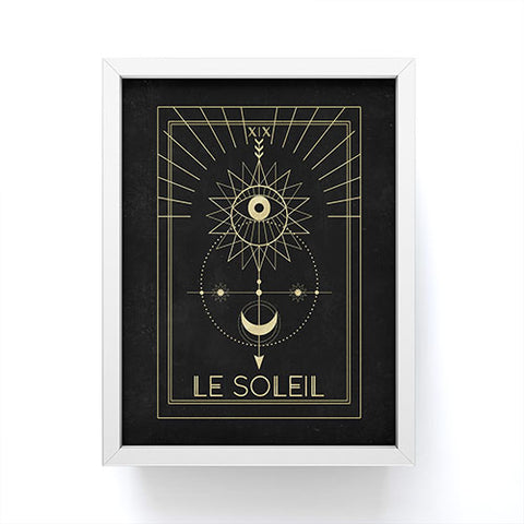 Emanuela Carratoni Le Soleil or The Sun Tarot Framed Mini Art Print