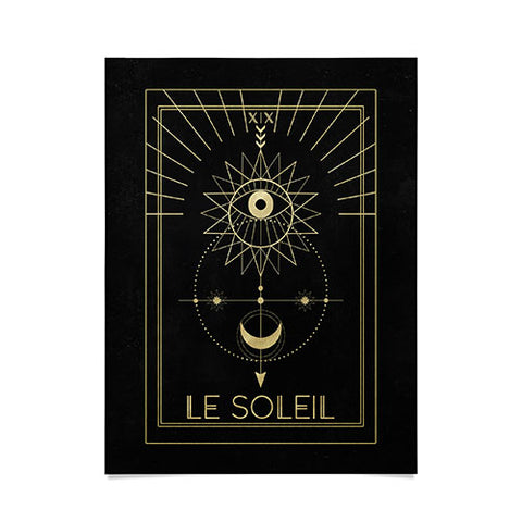 Emanuela Carratoni Le Soleil or The Sun Tarot Poster