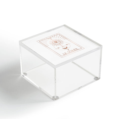 Emanuela Carratoni Le Soleil or The Sun White Acrylic Box