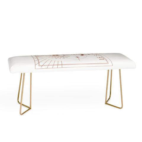 Emanuela Carratoni Le Soleil or The Sun White Bench