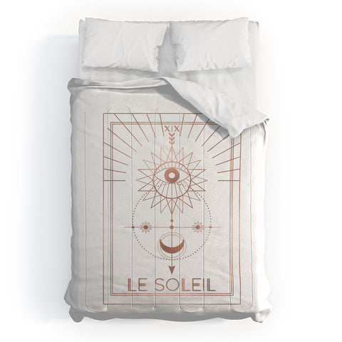 Emanuela Carratoni Le Soleil or The Sun White Comforter