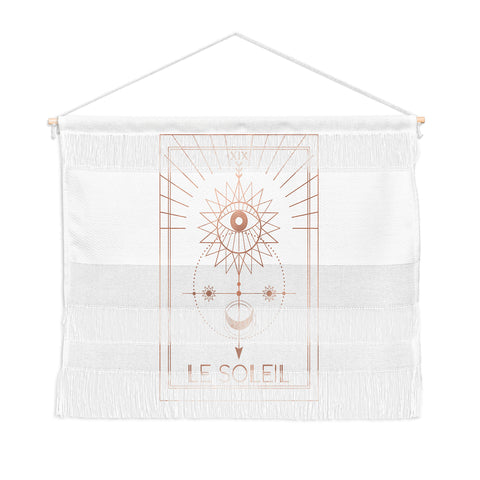 Emanuela Carratoni Le Soleil or The Sun White Wall Hanging Landscape