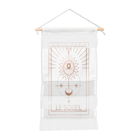 Emanuela Carratoni Le Soleil or The Sun White Wall Hanging Portrait