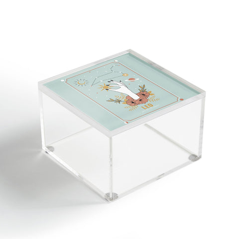 Emanuela Carratoni Leo Zodiac Series Acrylic Box