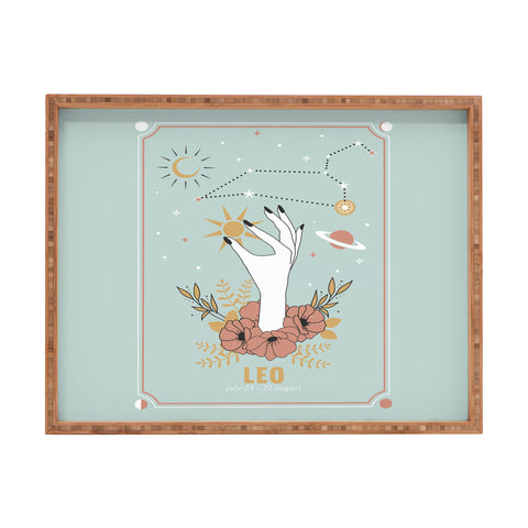 Emanuela Carratoni Leo Zodiac Series Rectangular Tray