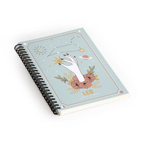 Emanuela Carratoni Leo Zodiac Series Spiral Notebook