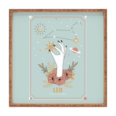 Emanuela Carratoni Leo Zodiac Series Square Tray