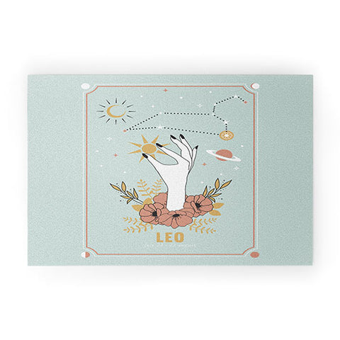 Emanuela Carratoni Leo Zodiac Series Welcome Mat