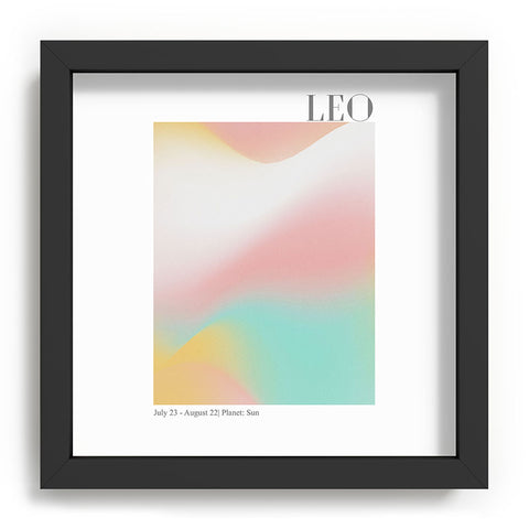 Emanuela Carratoni Leo Zodiac Sign Gradient Recessed Framing Square