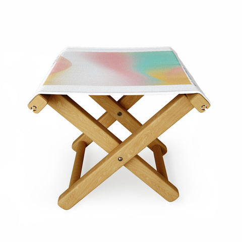 Emanuela Carratoni Leo Zodiac Sign Gradient Folding Stool