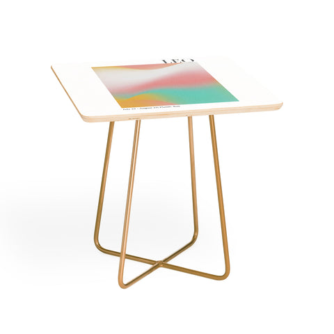 Emanuela Carratoni Leo Zodiac Sign Gradient Side Table