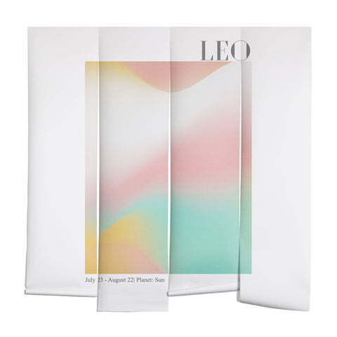 Emanuela Carratoni Leo Zodiac Sign Gradient Wall Mural