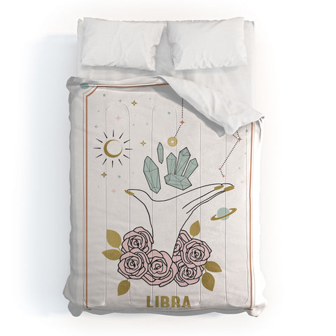 Emanuela Carratoni Libra Zodiac Sign Comforter