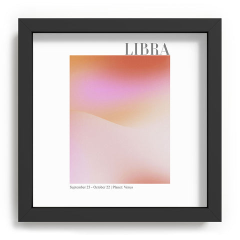 Emanuela Carratoni Libra Zodiac Sign Gradient Recessed Framing Square