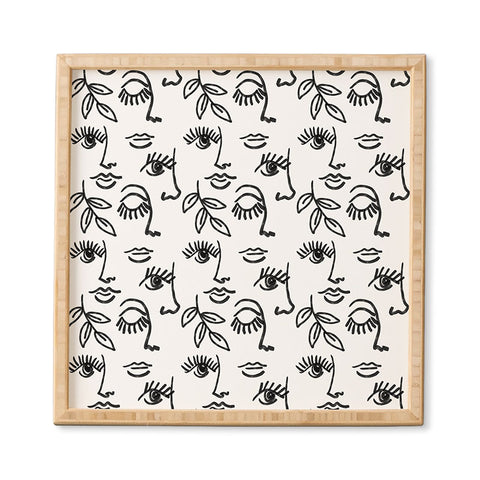 Emanuela Carratoni Line Art Portraits Framed Wall Art