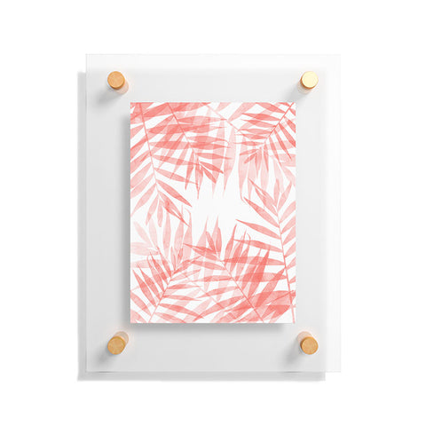 Emanuela Carratoni Living Coral Tropicana Palms Floating Acrylic Print