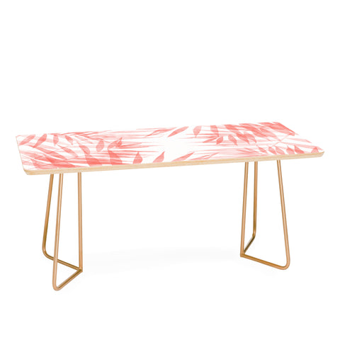 Emanuela Carratoni Living Coral Tropicana Palms Coffee Table