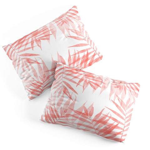 Emanuela Carratoni Living Coral Tropicana Palms Pillow Shams