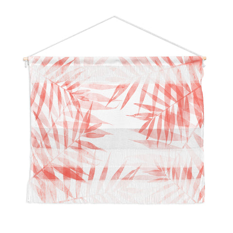 Emanuela Carratoni Living Coral Tropicana Palms Wall Hanging Landscape