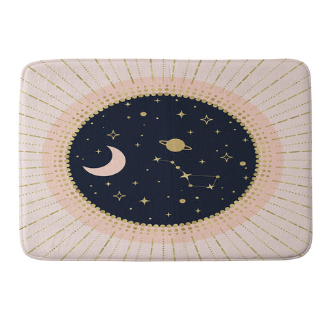 Emanuela Carratoni Love in Space Memory Foam Bath Mat
