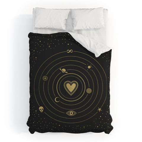 Emanuela Carratoni Love Universe in Gold Comforter