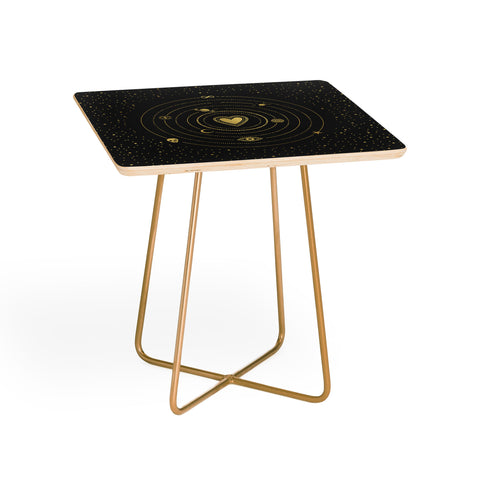 Emanuela Carratoni Love Universe in Gold Side Table