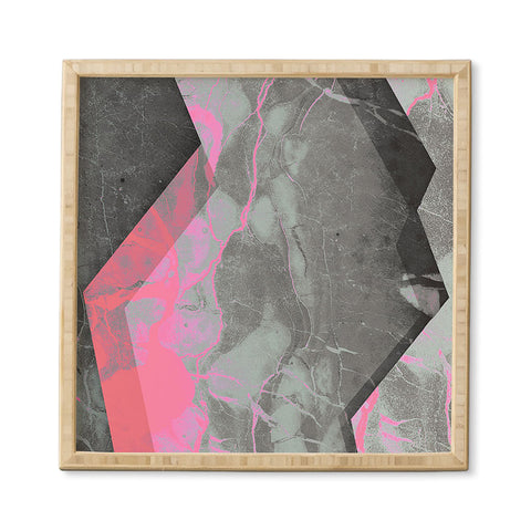 Emanuela Carratoni Marble and Rose Framed Wall Art